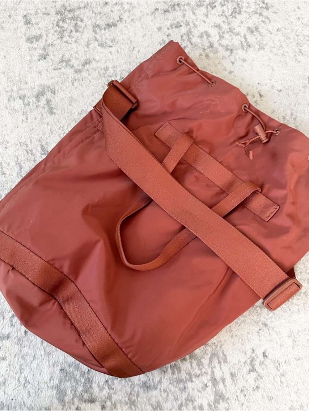 UNIQLO Brown Nylon Convertible Bag - Picture 13 of 13